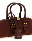 PINKO Bordeaux Cowhide Shoulder Bag