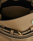 Moschino Beige Napa Leather / Calf Bos Taurus Handbag