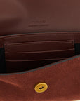 PINKO Bordeaux Cowhide Shoulder Bag