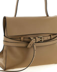 Moschino Beige Napa Leather / Calf Bos Taurus Shoulder Bag