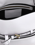 Moschino White Napa Leather / Calf Bos Taurus Shoulder Bag