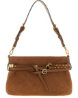 PINKO Brown Lamb Leather Shoulder Bag