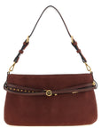 PINKO Bordeaux Cowhide Shoulder Bag