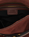 PINKO Bordeaux Cowhide Shoulder Bag