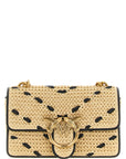 PINKO Beige Cowhide Crossbody Bag
