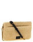 PINKO Beige Polypropylene Clutch Bag