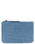 PINKO Blue Polypropylene Clutch Bag