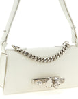 Alexander McQueen White Calfskin Shoulder Bag