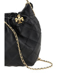 Tory Burch Black Calf Leather Bos Taurus Shoulder Bag
