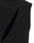 Versace Black Acetate Midi Dress