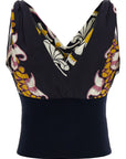 Tory Burch Black Silk Tank Tops