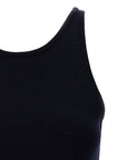 Max Mara Blue Virgin Wool Tank Tops