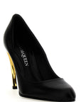Alexander McQueen Black Lambskin High Heel Pumps