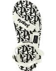 Palm Angels Bicolor Polyester Flat Sandals