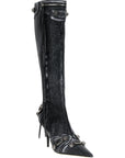 Balenciaga Black Lamb Leather Over The Knee
