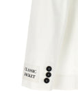 Moschino White Cotton Blazer