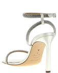 Sergio Rossi White Goatskin Stiletto Heel Sandals