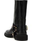 Valentino Garavani Black Calfskin Ankle Boots