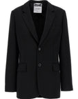 Moschino Black Polyester Blazer