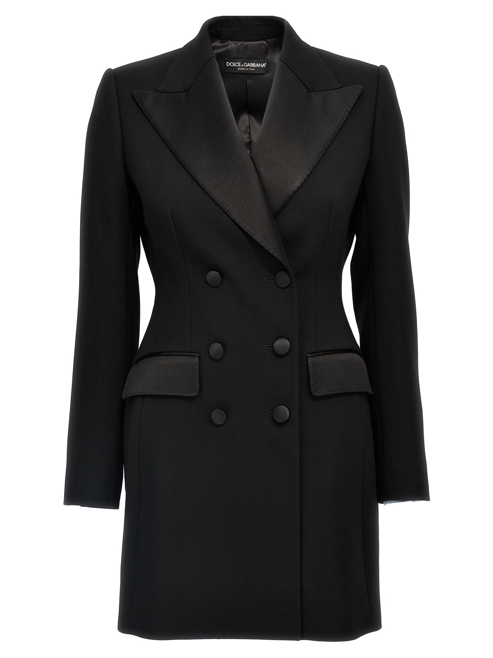 Dolce &amp; Gabbana Black Virgin Wool Blazer