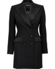 Dolce & Gabbana Black Virgin Wool Blazer