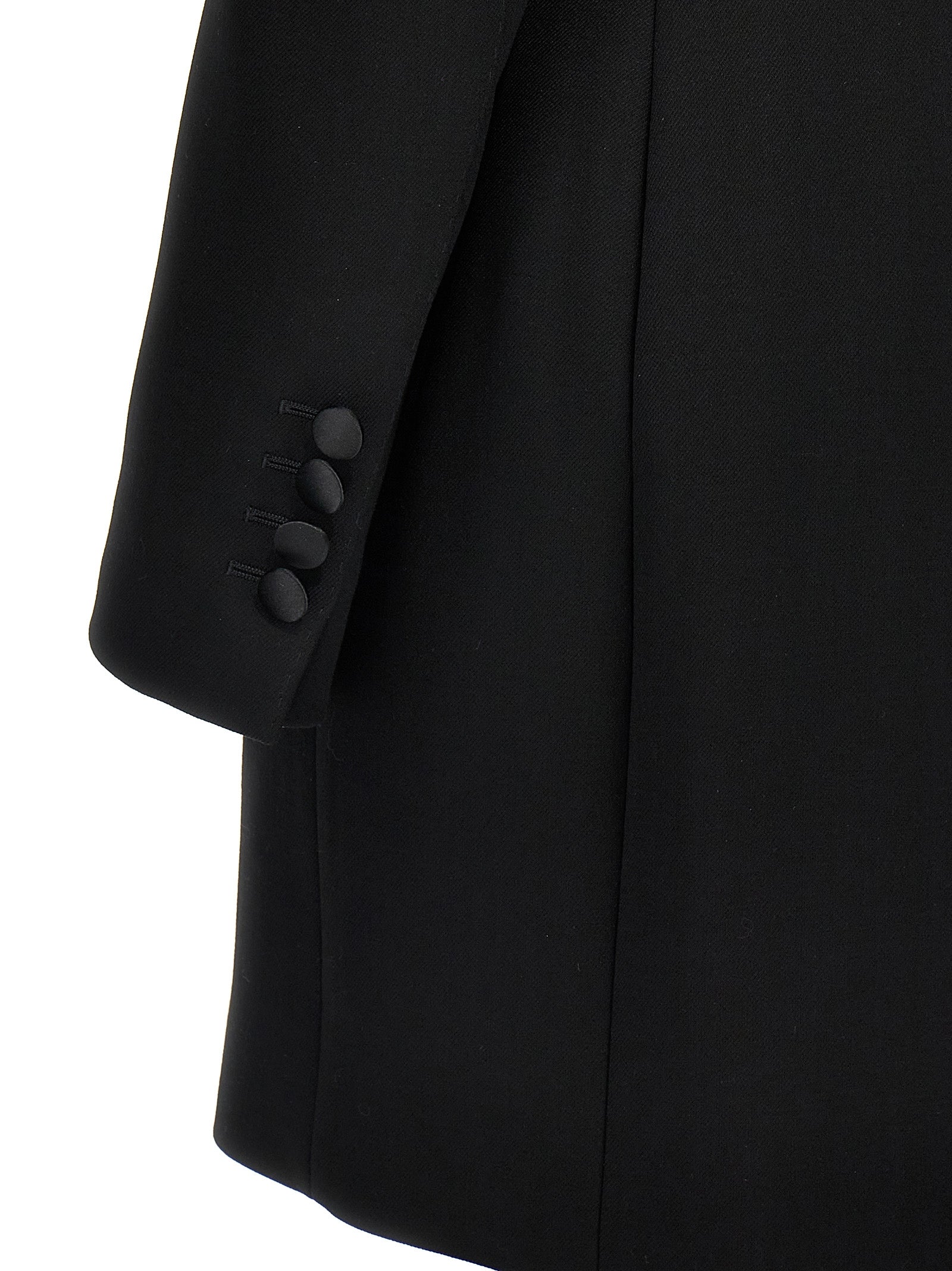 Dolce &amp; Gabbana Black Virgin Wool Blazer