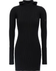 Fendi Black Wool Short Dress