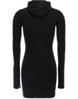 Fendi Black Wool Short Dress