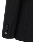 Max Mara Black Virgin Wool Blazer