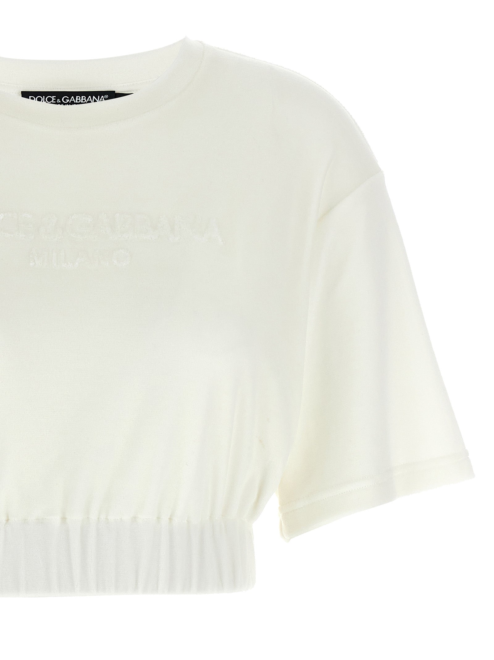 Dolce &amp; Gabbana White Cotton T-Shirt