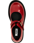 Moschino Multicolor Calfskin Flats