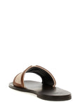 Valentino Garavani Brown Cotton Slides