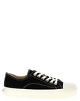 Moschino Black Cotton Low Top Sneakers