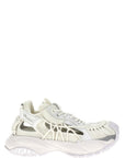 Versace White Calfskin Athletic Sneakers
