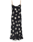 Moschino Black Silk Midi Dress