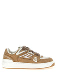 Balmain Beige Polyester Low Top Sneakers