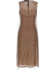 Fendi Beige Cotton Midi Dress
