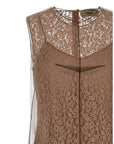 Fendi Beige Cotton Midi Dress