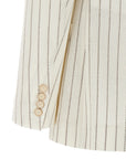 Max Mara White Cotton Blazer