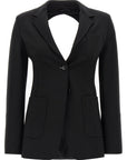Max Mara Black Viscose Blazer
