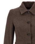 Max Mara Brown Cotton Blazer