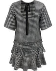 Ganni Bicolor Polyester Short Dress