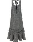 Ganni Black Polyester Midi Dress