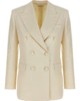 Brioni White Wool Blazer