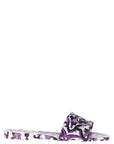Dolce & Gabbana Purple Plastic Slides
