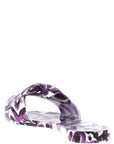Dolce & Gabbana Purple Plastic Slides