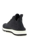 Jimmy Choo Black Tencel Low Top Sneakers
