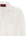Gucci White Cotton Short Dress
