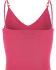 Versace Fuchsia Viscose Sleeveles T-Shirt