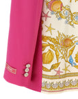 Versace Fuchsia Virgin Wool Blazer